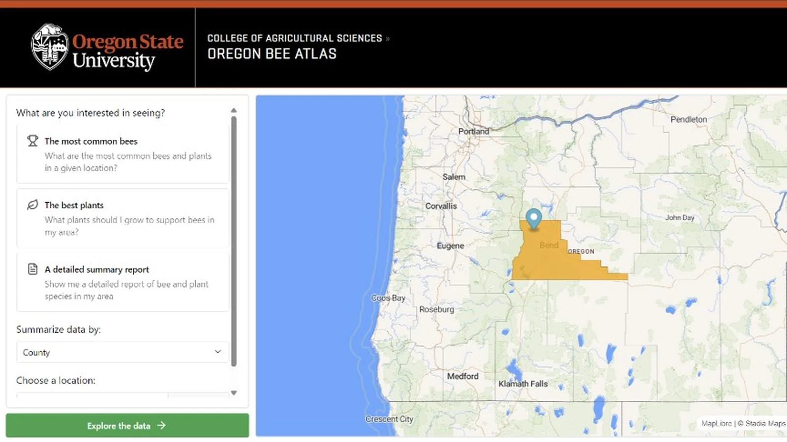 Bee Habitat Recommendation System preview